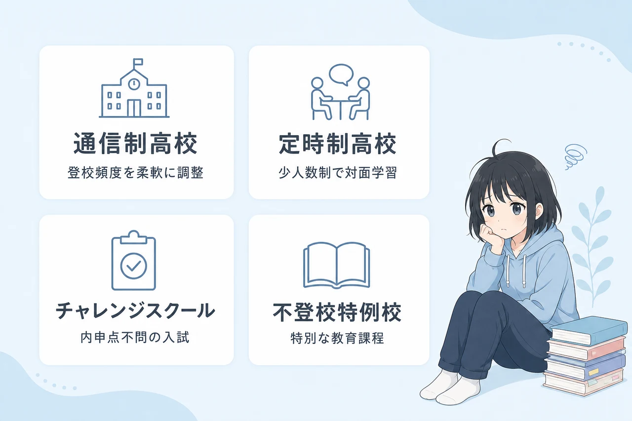 内申点や出席日数が足りない子どもの進路と対策