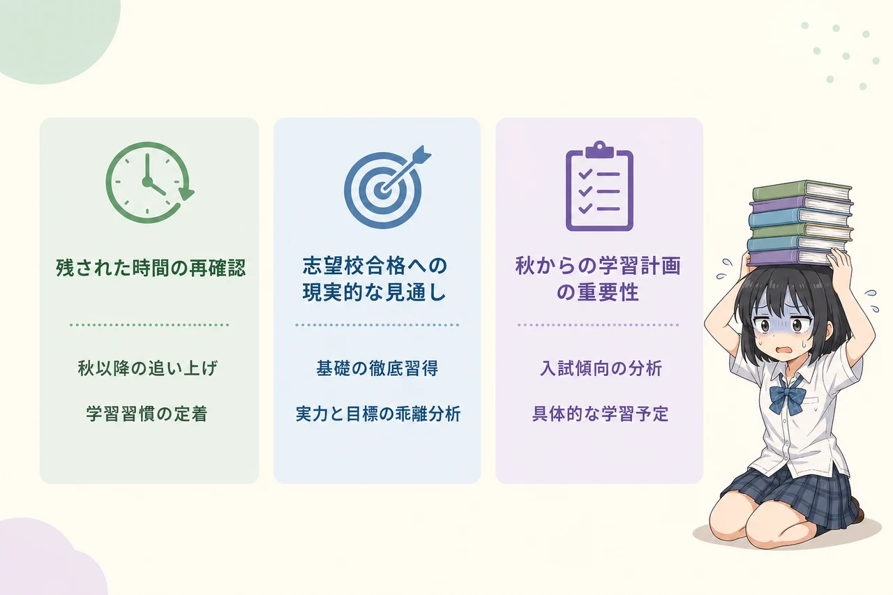 高3の夏休みに勉強してない状況から逆転合格は可能か