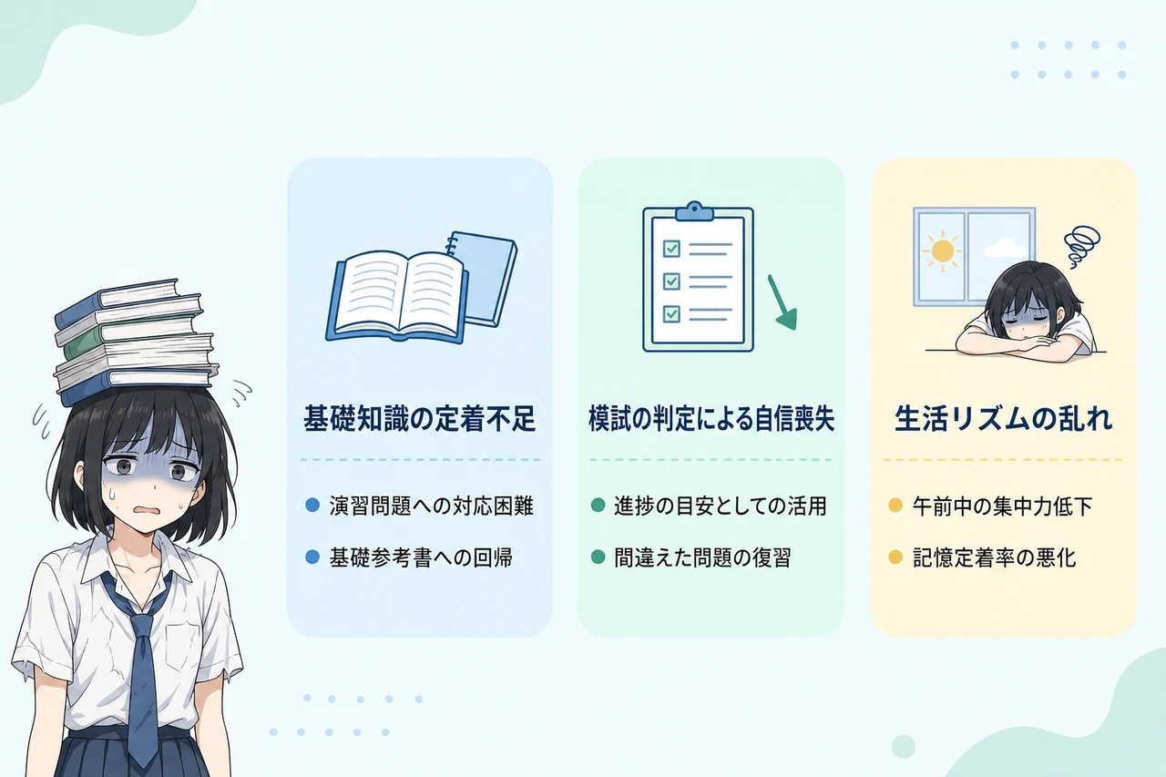 夏休みに勉強してない受験生が陥る3つのリスク