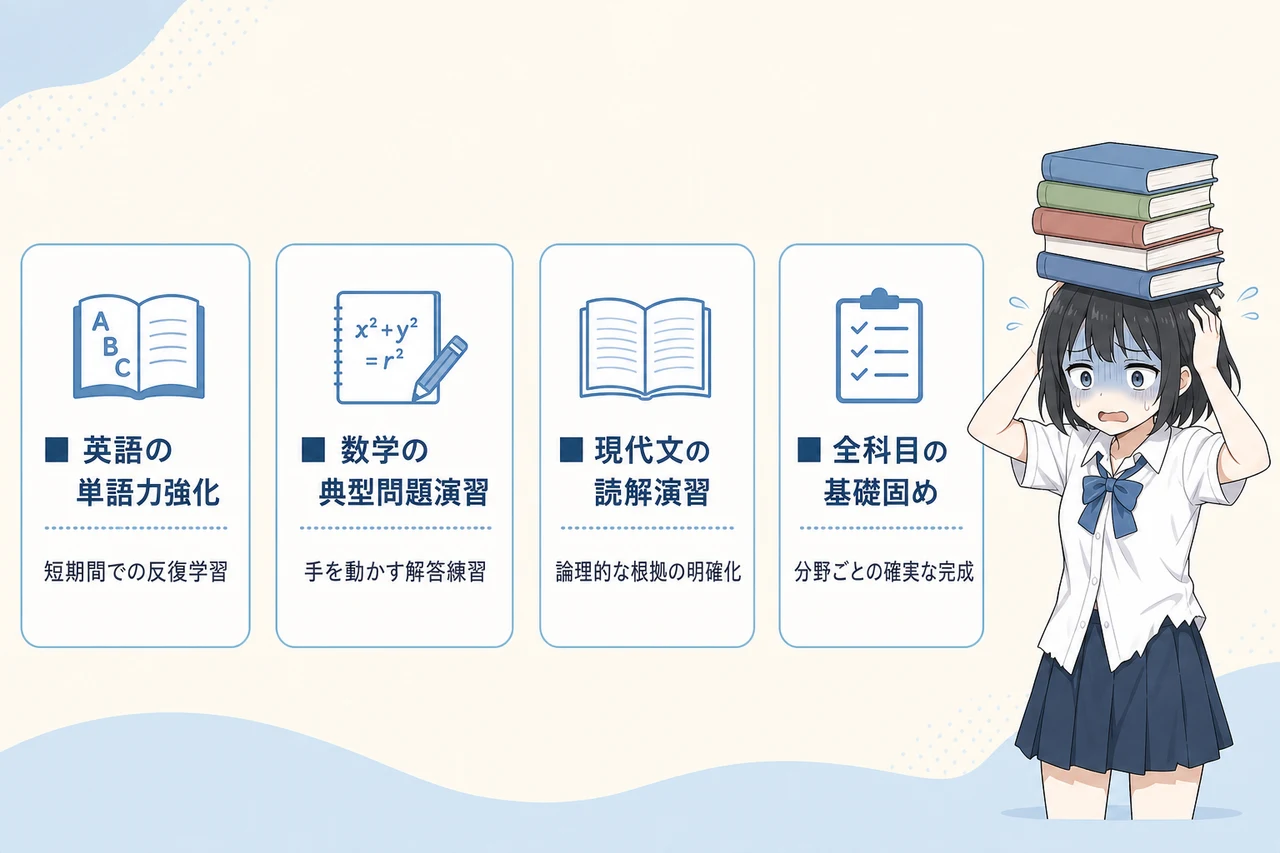 高3の秋から取り組むべき勉強の優先順位と戦略