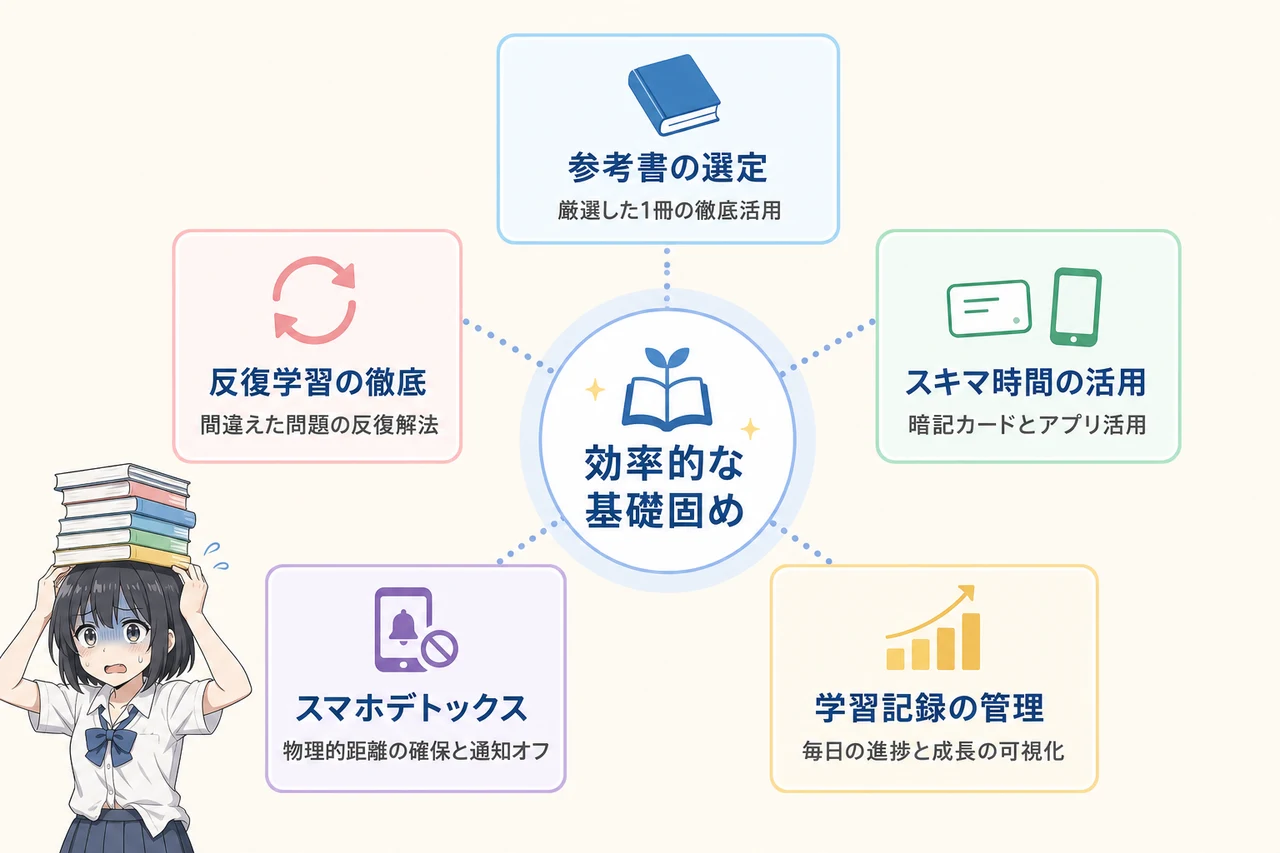 短期間で効率的に基礎を固める5つの具体的な方法