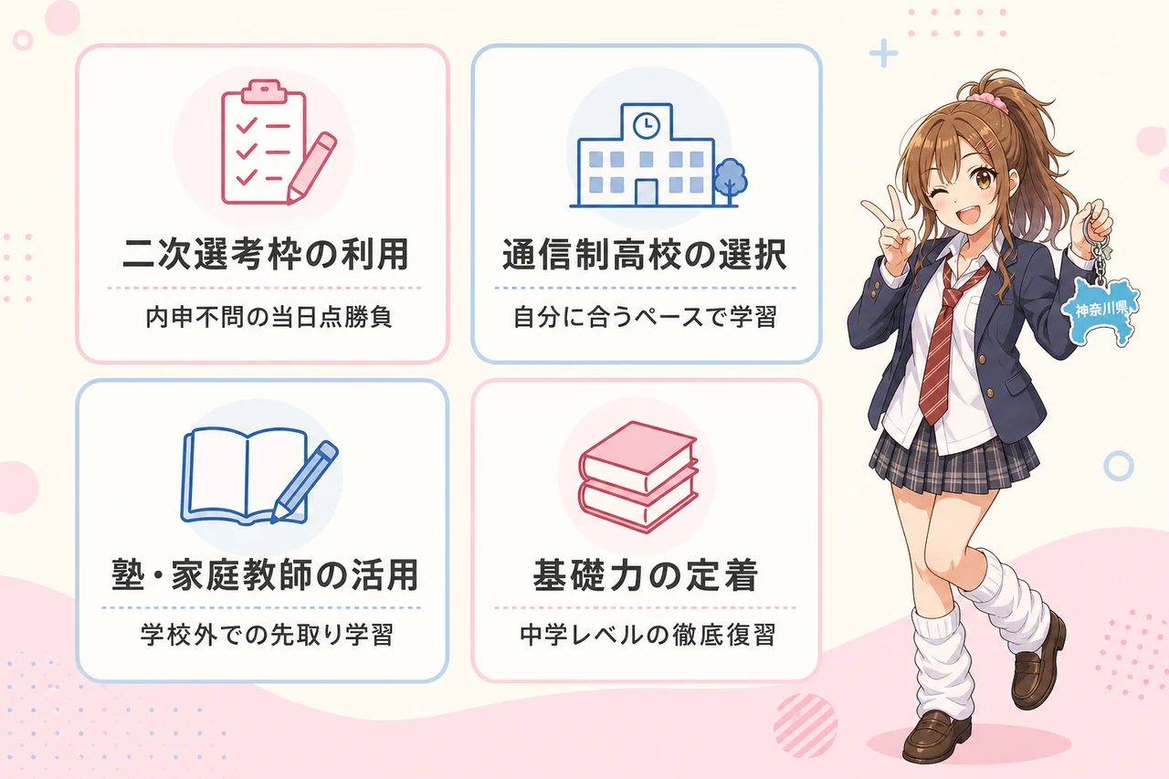 神奈川の高校受験で成績不振から逆転する出口戦略
