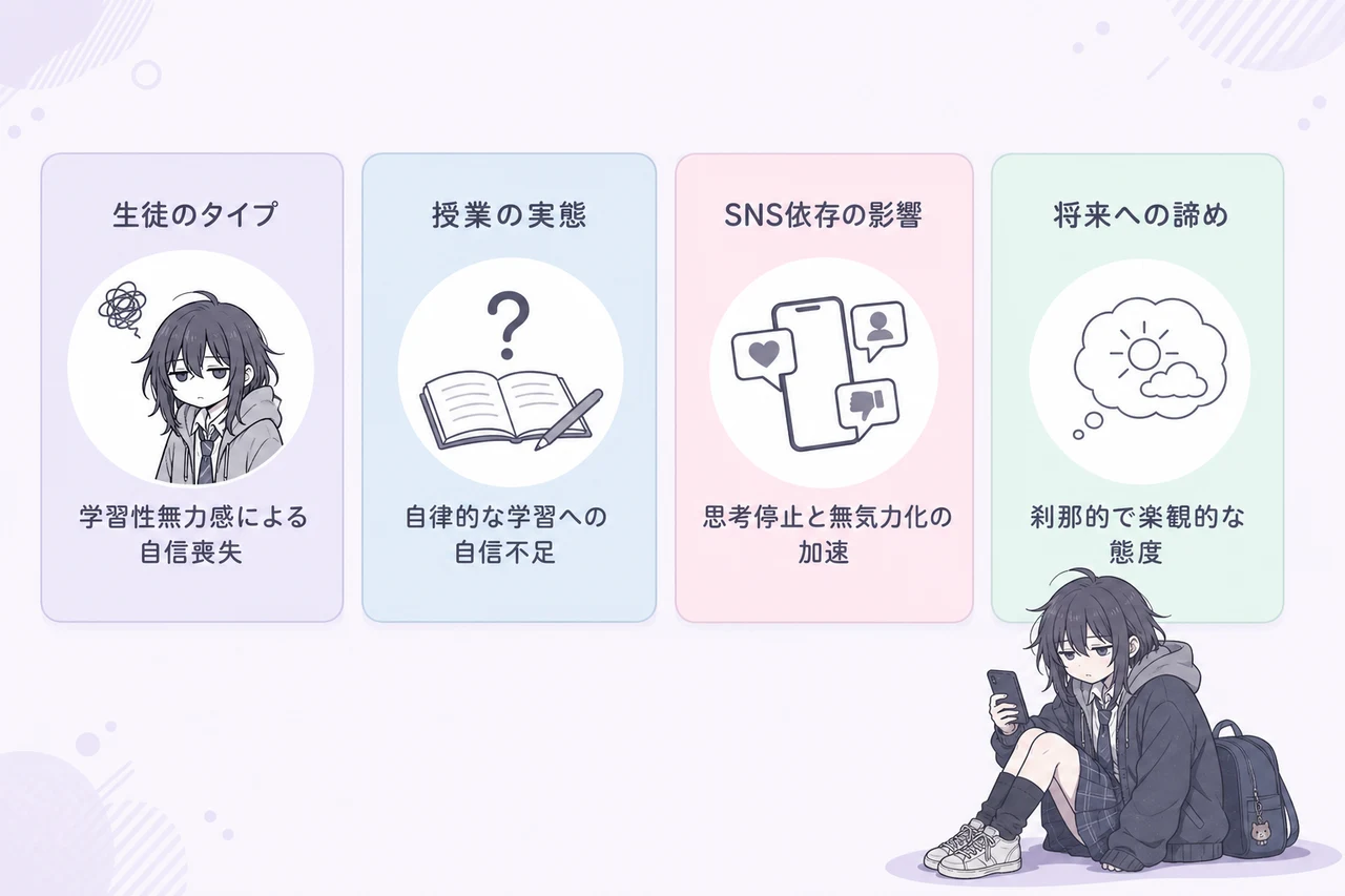 底辺高校で無気力な生徒が急増する原因と授業の実態