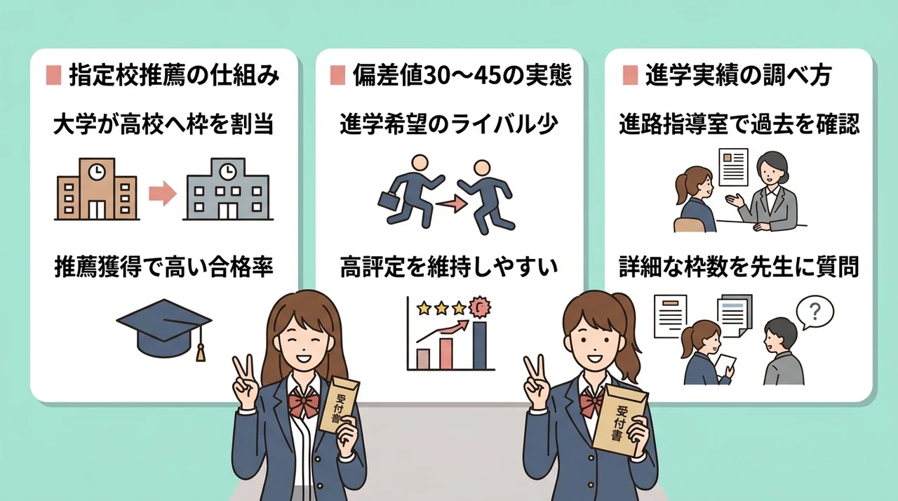 底辺高校から指定校推薦で大学に行ける?現状を解説
